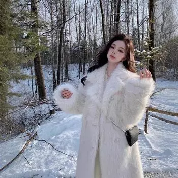 Fur Integrated Fur Coat Women s Long Winter Environmentally Friendly Fox Fur Coat High-end Young Fur Coat S