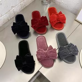 Fur Women Slippers Designer Autumn Winter Open Toe Wool Comfort Warm Shoes Fashion Flat Casual Outdoor Leisure Dress Slippers 36