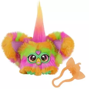 Furby Furbrets Party Mini Furby электрическая мягкая игрушка для детей от 6 лет и подлинный продукт Friends, 45+ звуков, язык, игрушка, вверх, многоцветный, G0400,