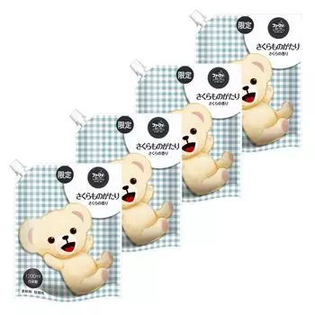 Furfa Кондиционер для белья Reprint Furfa Story Sakura Story Sakura Scent Refill Set of 4 (1200 мл)