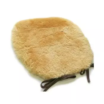 FURFURMOUTON Овчина примерно 40 x Подкова Большой ворс Высокий уретан с подушкой сиденья для стульев Подушка, 43 см, Форма, Размер, 25 мм, Плотность,