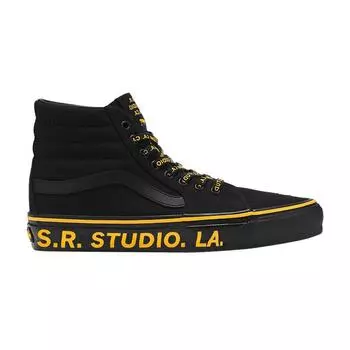 Фургоны СР. СТУДИЯ. . Калифорния. x Sk8-Hi Reissue 38 Vibram Black Orange Unisex Sneakers VN000S54Y23 42