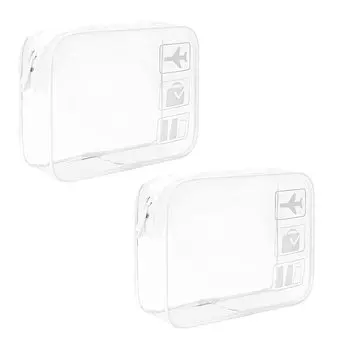 Furifer Прозрачная дорожная косметичка, одобренная TSA, косметичка на молнии, косметичка для путешествий, косметичка, многофункциональная косметичка