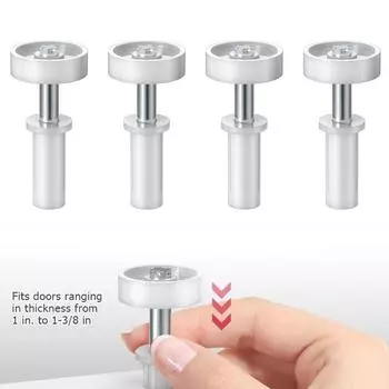 Фурнитура для двустворчатых дверей, простая установка, аксессуары для дверных петель, набор инструментов для ремонта фурнитуры для двустворчатых дверей шкафа E