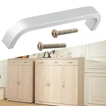 Фурнитура Дверные ручки Кухонные ручки Ручки и пространство Алюминий