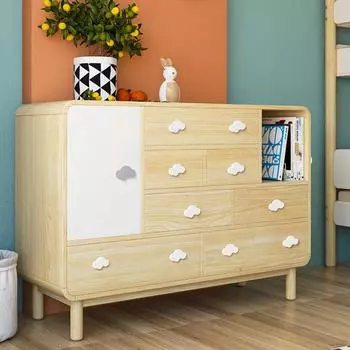 Фурнитура Шкаф Детская комната Шкаф Облако Ручки Подвесные крючки Мебельные ручки Дверная ручка L 2pcs серый