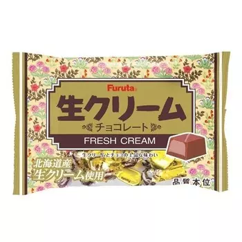 Furuta Fresh сливочный шоколад 124 гОсобенность: Шоколадный крем, приготовленный из свежих сливок с Хоккайдо, — это wra Feature: Шоколадный крем из свежих сливок от 1