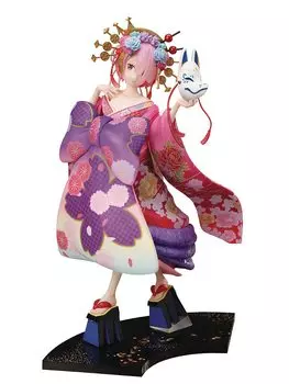 FuRyu Life in Another Ram scale PVC ReZERO -Starting World- (Oiran Ver.) 17 multi-color