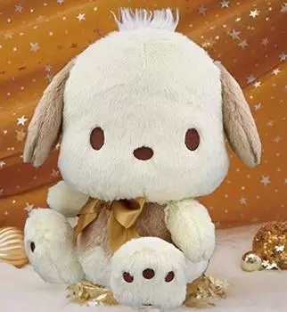 Furyu Pochacco плюшевый молочно-белый БОЛЬШОЙ 32 см прибл. белый