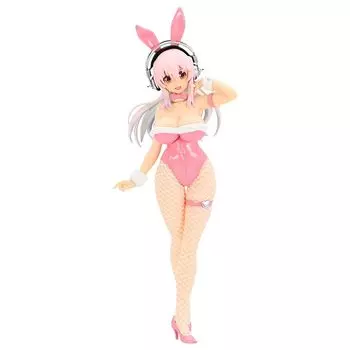 Furyu Super Sonico BiCute Bunnies Версия Розовый Кролик ПВХ Многоцветная Фигурка,