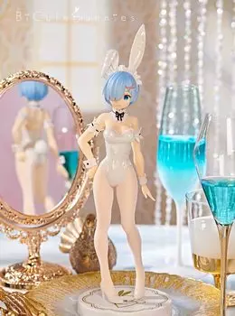 Furyu Жизнь в другом BiCute Bunnies Фигурка Rem White Pearl Re:ZERO -Starting World- версия.