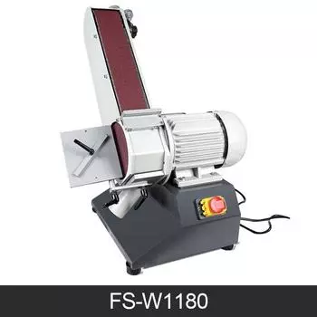 Fusai Metal Belt Sander Heavy Industrial Grade Multi-Functional Home Standing 380V Stainless Steel Polished Bull Blocker Multi-function Belt machine (1500W 220V)