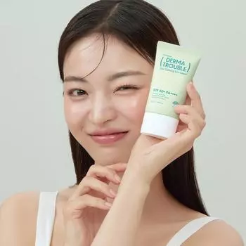 Fusidyne Derma Trouble Zinc Успокаивающий солнцезащитный крем 50 мл 1+1 Специальный набор