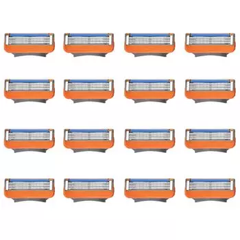 Fusion Replacement Blade Compatible with Gillette Fusion Replacement Blade Shaving Manual Razor Replacement Product [ZHISHANGS] оранжевый