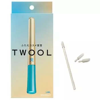 Futae Cosmetics TWOOL Пленочный тип SHOBIDO Двойная косметика для век 1 микроватный тампон 2 сменных наконечника [включает и головки]