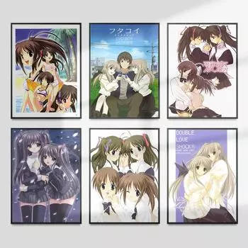 Futakoi аниме постер японская манга персонаж печать искусство холст живопись персонаж мультфильма наклейка на стену 21cm30cm NoFrame