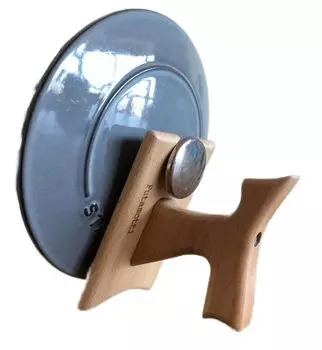 Futamotti Staub Lid holder with handle Can be held and placed with bare hands pot 10cm 12cm 14cm Standard Futamotti Lid holder Mitten Pot holder Lid