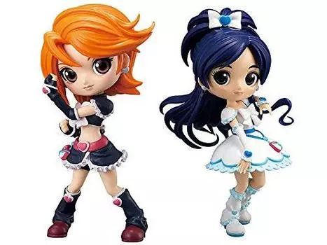 Futari wa PreCure Q posket CureBlack + CureWhite Обычный цвет, набор из 2 типов Cure Black + Cure White