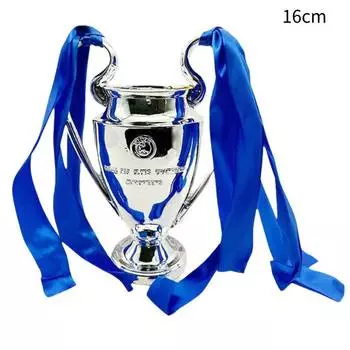 Футбол Европейский Трофей Смола Модель Футбол Спорт Сувенир Фан Дисплей Подарок 16cm/6.30in