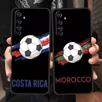 Футбол Марокко Футбол для Realme GT Neo2 3 чехол для телефона Realme 9 8 7 6 GT2 Pro Plus 5G 8i 9i C3 C21 C11 C25 C35 C21Y чехол Realme C35