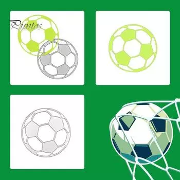 Футбол металлический трафарет DIY ремесло скрапбукинг бумажная карта альбом декор JA051519