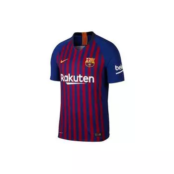 Футбольная форма Nike Training Sports с коротким рукавом SW Player Edition 18-19 Season Home Men Tops Blue 894417-456 S