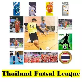 Футбольная футбольная лига Таиланда по футзалу, футбольный клуб Tha Kham FC United TEAM, футболка с принтом, круглая горловина, унисекс, для мужчин и женщин, быстросохнущая, с коротким рукавом, униформа XS