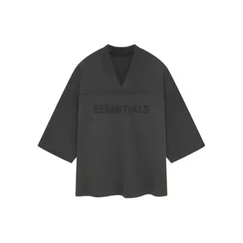 Футбольная футболка Fear of God Essentials Черная мужская футболка 125SP244100F M