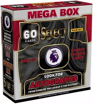 Футбольная карта Panini Select Premier League Mega Box Футбольная карта Panini Select Premier League Mega Box 2022-23 фиолетовый