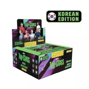 Футбольная карточка Panini высшего класса (Ограниченный выпуск в Корее) ВЫСШИЙ КЛАСС) 2024 24 упаковки, 1 коробка [Доставка по стране], популярная корейская игра
