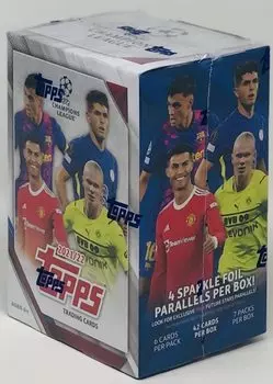 Футбольная карточка Topps UEFA Champions League Collection Blaster Box Футбольная карточка Topps UEFA Champions League Collection Blaster Box 2021-22