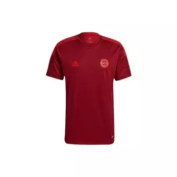 Футбольная майка Adidas Training с коротким рукавом 21-22 сезона Бавария Мюнхен Мужские топы красные GR0657 L