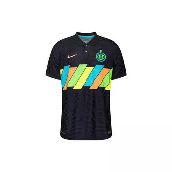 Футбольная майка Nike Inter Milan Match Player Edition с коротким рукавом и принтом логотипа, мужские топы, черные DM0910-011 S
