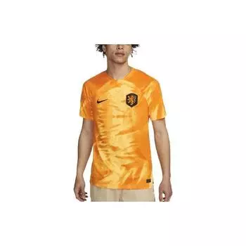 Футбольная майка Nike Нидерланды 2022/23 Stadium Home Dri-FIT Laser оранжевая/черная мужская уличная одежда DN0694-845 XL