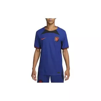 Футбольная майка Nike Нидерланды 2022/23 Match Away Dri-FIT ADV Deep Royal Blue/Black/Habanero Red Мужская уличная одежда DN0628-455 L
