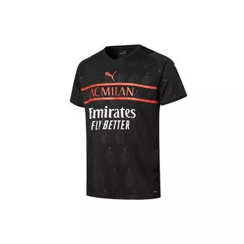 Футбольная майка Puma Training Sports с коротким рукавом, Fan Edition, сезон 21–22, выездные мужские топы, черные 759132-03 S
