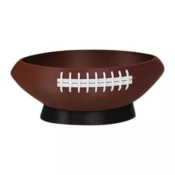 Футбольная миска для закусок Тарелки для футбольной вечеринки Футбольные сервировочные миски Подносы для начо Мороженое для вечеринки в честь футбольного матча One Size
