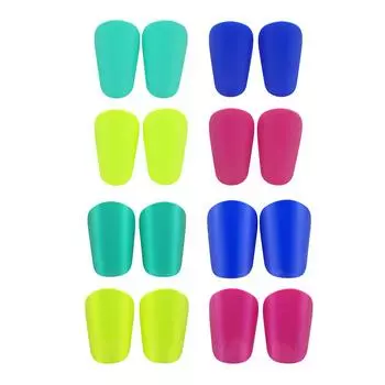 Футбольная накладка на голень, тренировочная защита для ног, легкая утолщенная защита для ног, защитная мини-накладка на голень, противоскользящая для детей и взрослых S