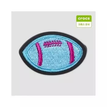 Футбольная нашивка Crocs Neon Varsity с подвеской Gibbitz 10012421 onefree