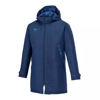 Футбольная одежда Полупальто Водоотталкивающее Защита от холода P2MEB570 Насыщенный синий [Mizuno]