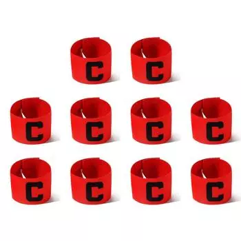 Футбольная повязка на руку, нейлоновая упаковка, повязка на руку для соревнований, футбольный подарок (красный)