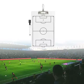 Футбольная тренерская доска, стратегическое снаряжение для судей, профессиональная портативная перезаписываемая тактика