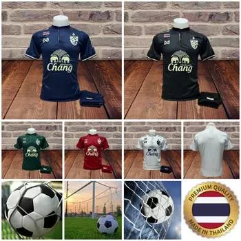 Футбольная тренировочная футбольная форма Таиланда, футболка с коротким рукавом, воротник-стойка, логотип слона, спортивная форма для активного отдыха M