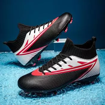 Футбольные бутсы для детей, мальчиков и девочек, длинные ногти, сломанные ногти, тренировочные бутсы для соревнований по футболу 36