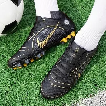 Футбольные бутсы для игры на искусственной траве для мужчин, женщин и молодежи - длинные и TF-шипы для тренировок и соревнований 43