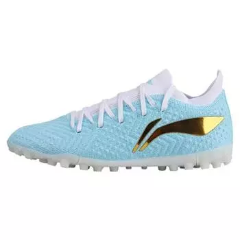 Футбольные бутсы для взрослых Li Ning Tf Studded, мужские футбольные бутсы светло-синего цвета YSTT035-4 44