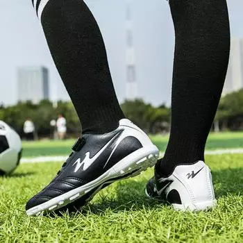 Футбольные бутсы Double Star, детские, для мальчиков, учеников начальной школы, девочек, маленьких детей, восемь специальных нескользящих и износостойких 27