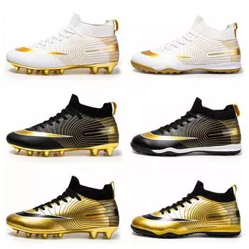 Футбольные бутсы FGTF мужские дышащие с высоким верхом для игры на траве 2022 года 34