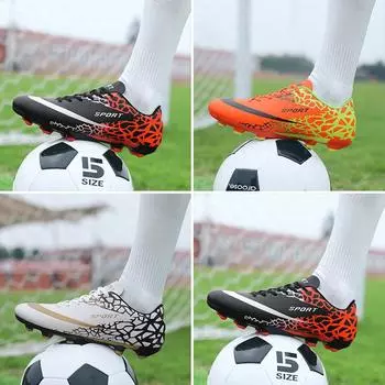 Футбольные бутсы Футбольные бутсы Сломанные ногти Длинные ногти Искусственная трава для взрослых Обувь для занятий на открытом воздухе Обувь для тренировок в помещении 35