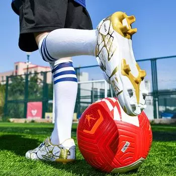 Футбольные бутсы Футбольные бутсы Society TF/FG Легкие футбольные бутсы Бутсы Травяные кроссовки для мальчиков и девочек Спортивная обувь для активного отдыха на открытом воздухе 35